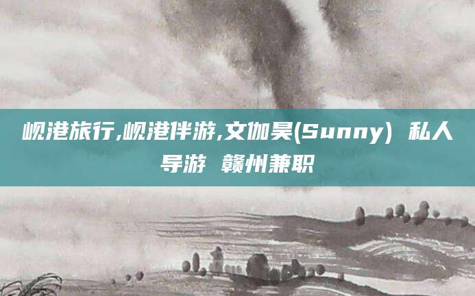 临海岘港旅行,岘港伴游,文伽昊(Sunny) 私人导游 赣州兼职
